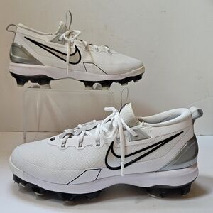 Nike Mens Sz 13 Force Trout 9 Elite MCS Baseball Cleats FZ0884-102 White